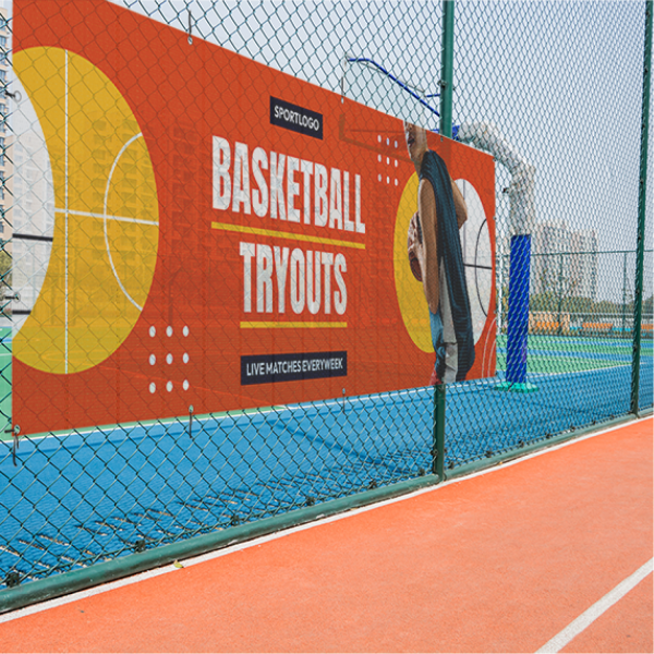 10oz 3' x 8' Single Sided Mesh Banner With Grommets - Image 3