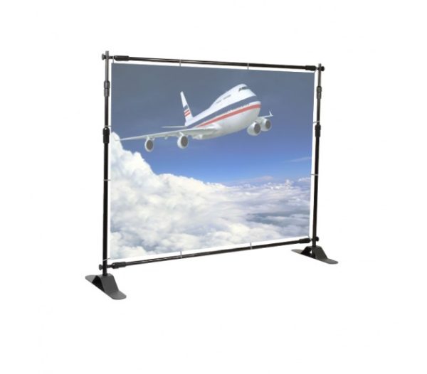 8'H x 8'W Backdrop Stand With Banner - Image 3