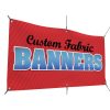 9oz 4' x 8' Single Sided Fabric Banner With Grommets