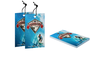 100 2" x 3.5" Double Sided 14pt Hang Tags
